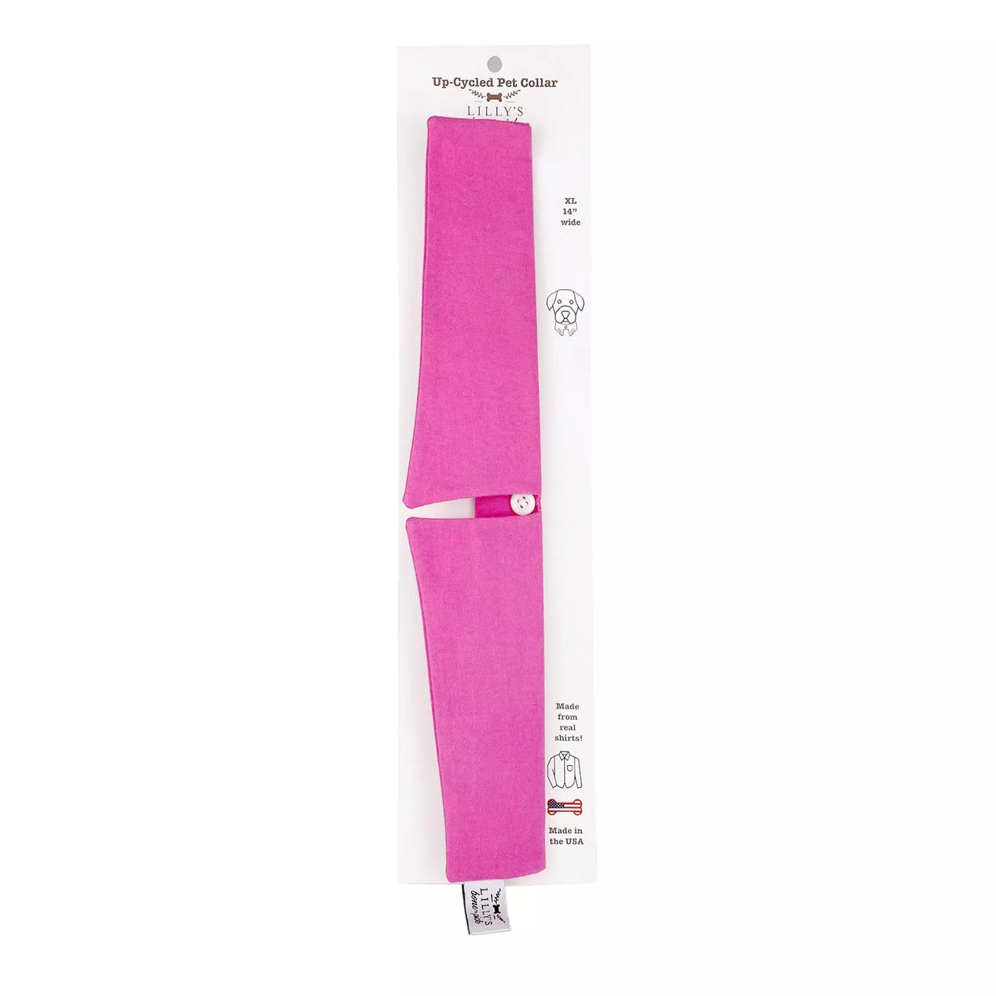 Solid Hot Pink Collar