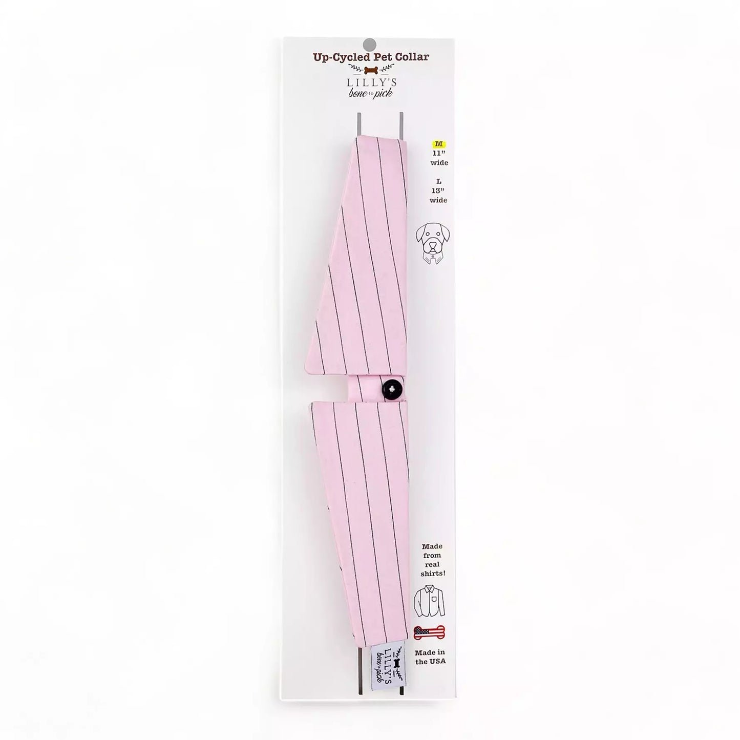 Light Pink Stripe Collar