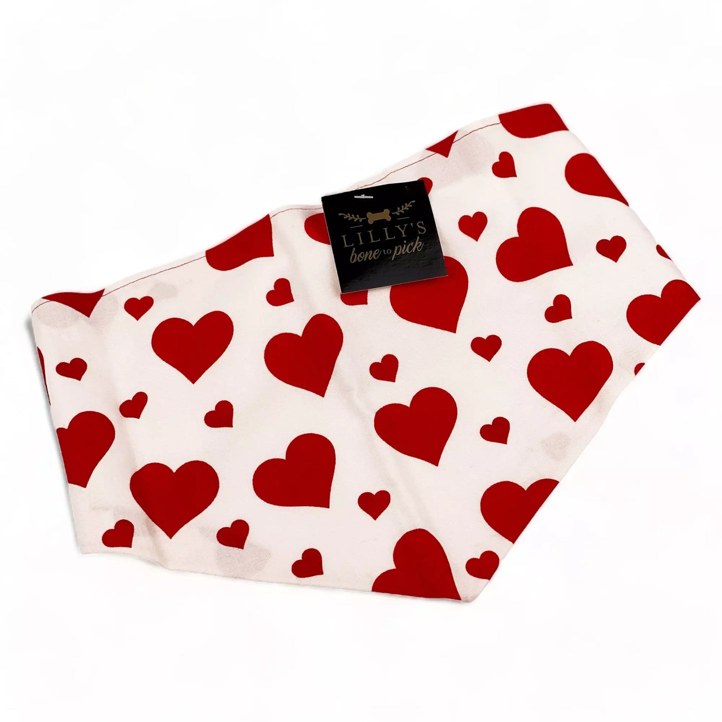 Red Heart Pet Bandana- Valentine