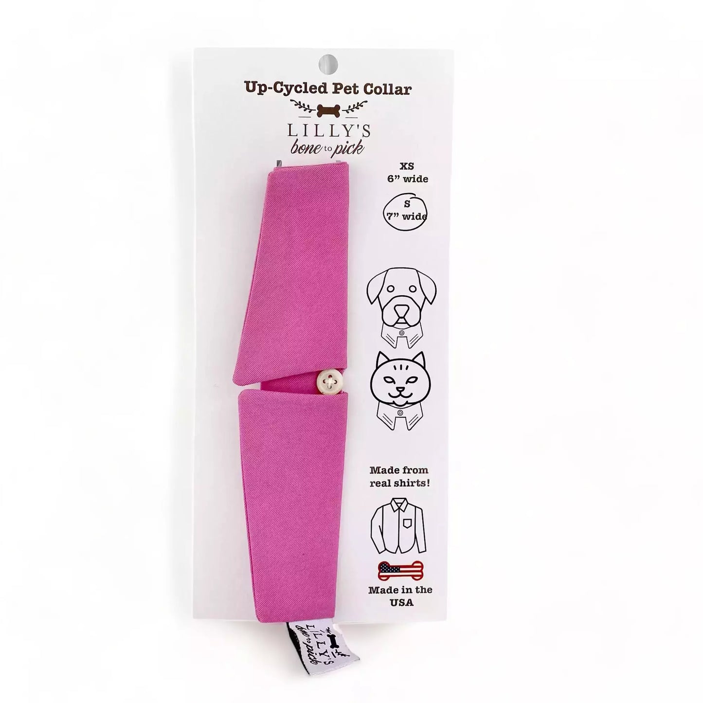 Solid Pink Collar