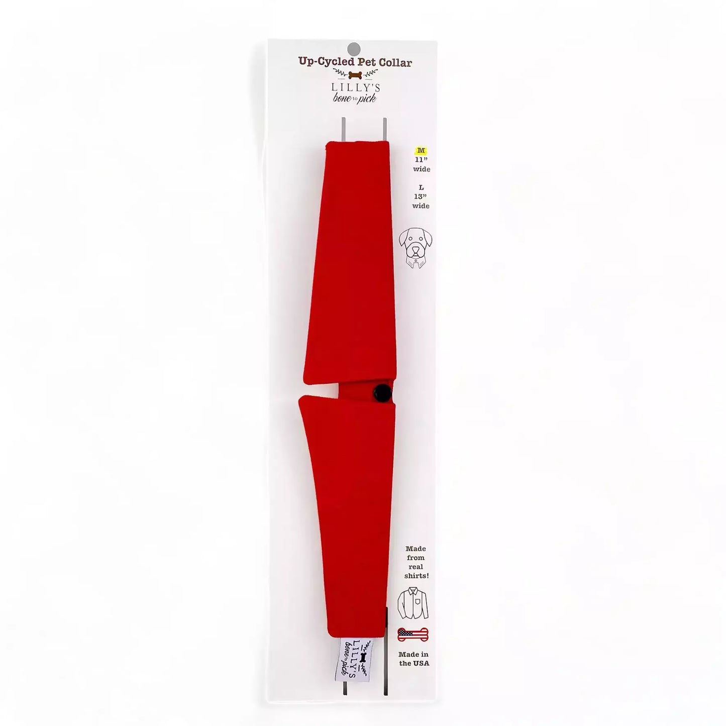 Solid Red Collar