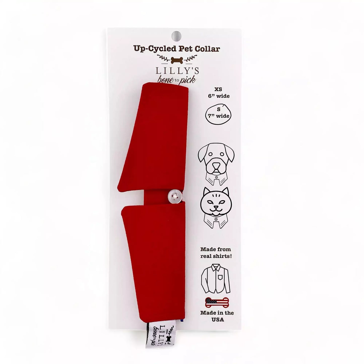 Solid Red Collar